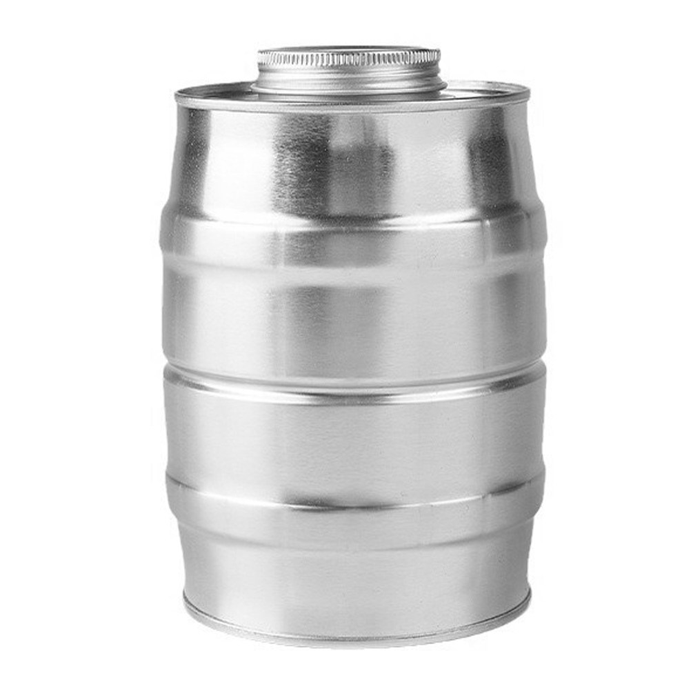 Coffee Tea And Bean - Retro Wine Barrel Shaped Tinplate Coffee
