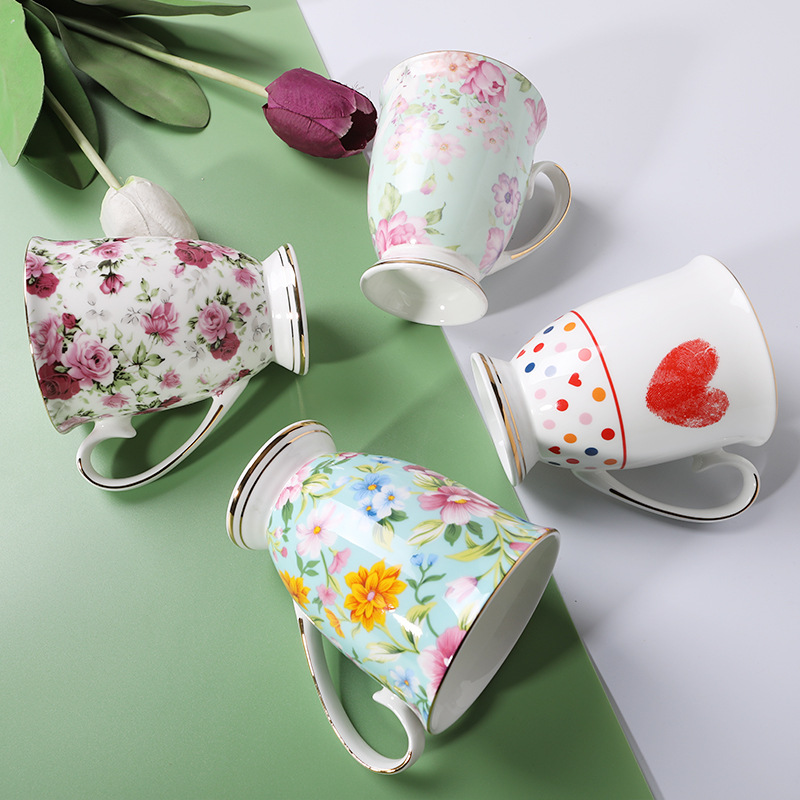Creative Bone China Mug Househ - Coffee Tea English recension och pris