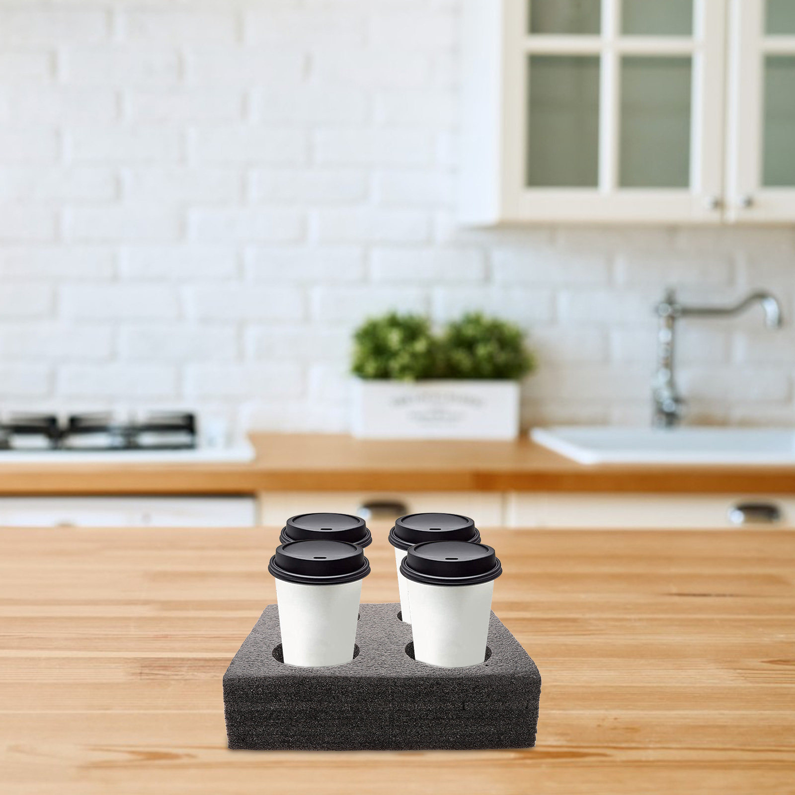 Multi-Hole Cup Carrier Tray fo - Coffee Tea With Milk recension och pris