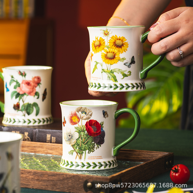Creative Pastoral Style Cerami - Coffee Tea English recension och pris