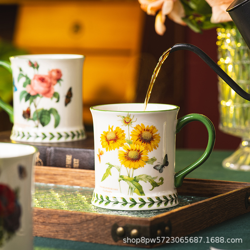 Creative Pastoral Style Cerami - Coffee Tea English recension och pris