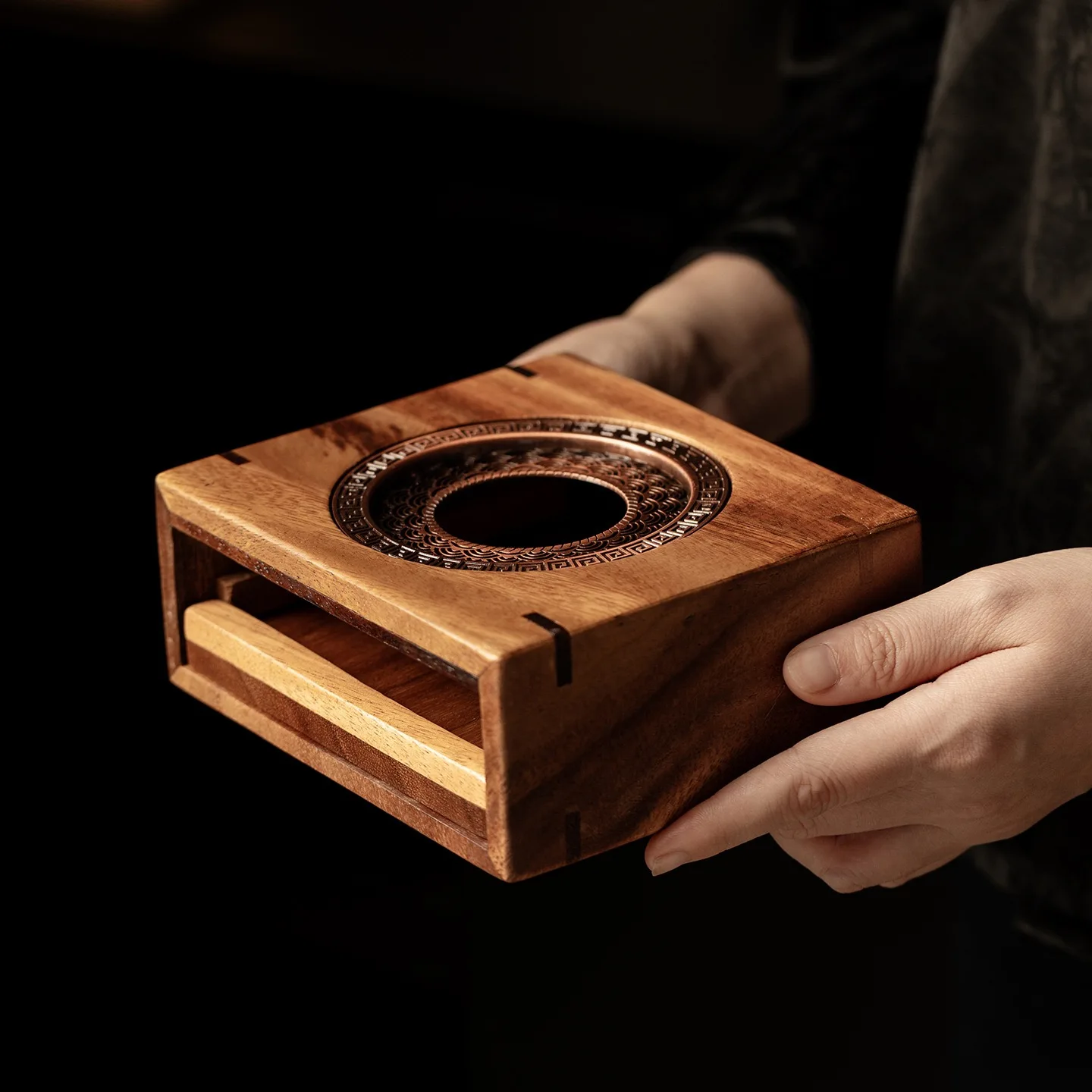 Walnut Warm Tea Stove Candle H - Coffee Tea Warmer recension och pris