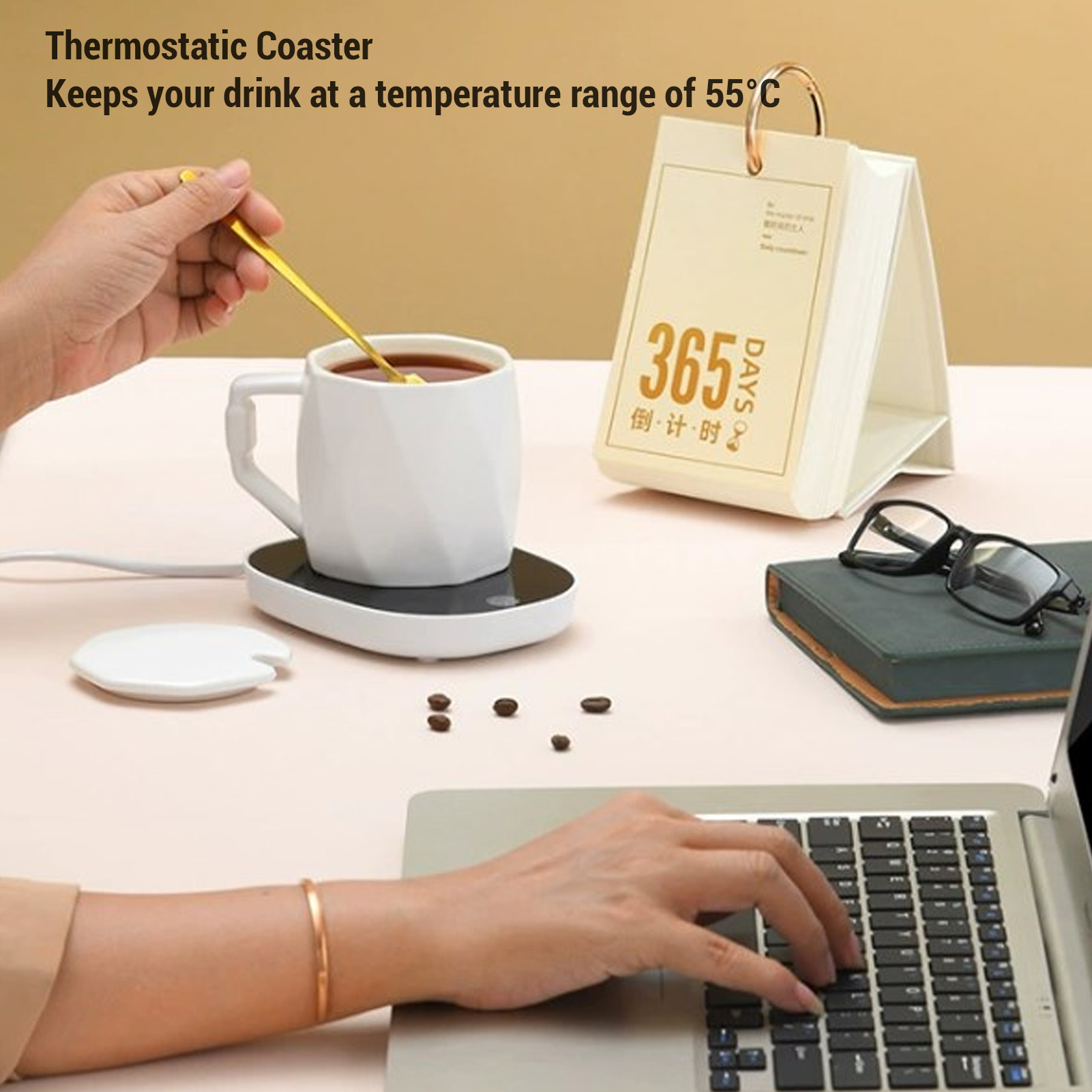 Mug Warmer 16W Low Power 55℃ C - Coffee Tea Warmer recension och pris