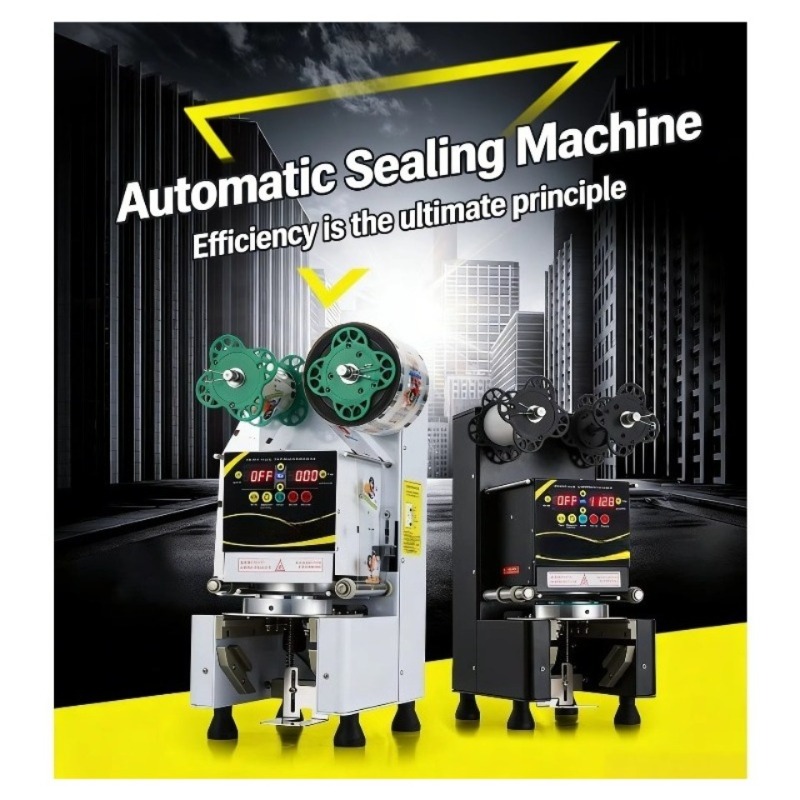 Automatic Plastic Cup Sealing  - Coffee Tea With Milk recension och pris