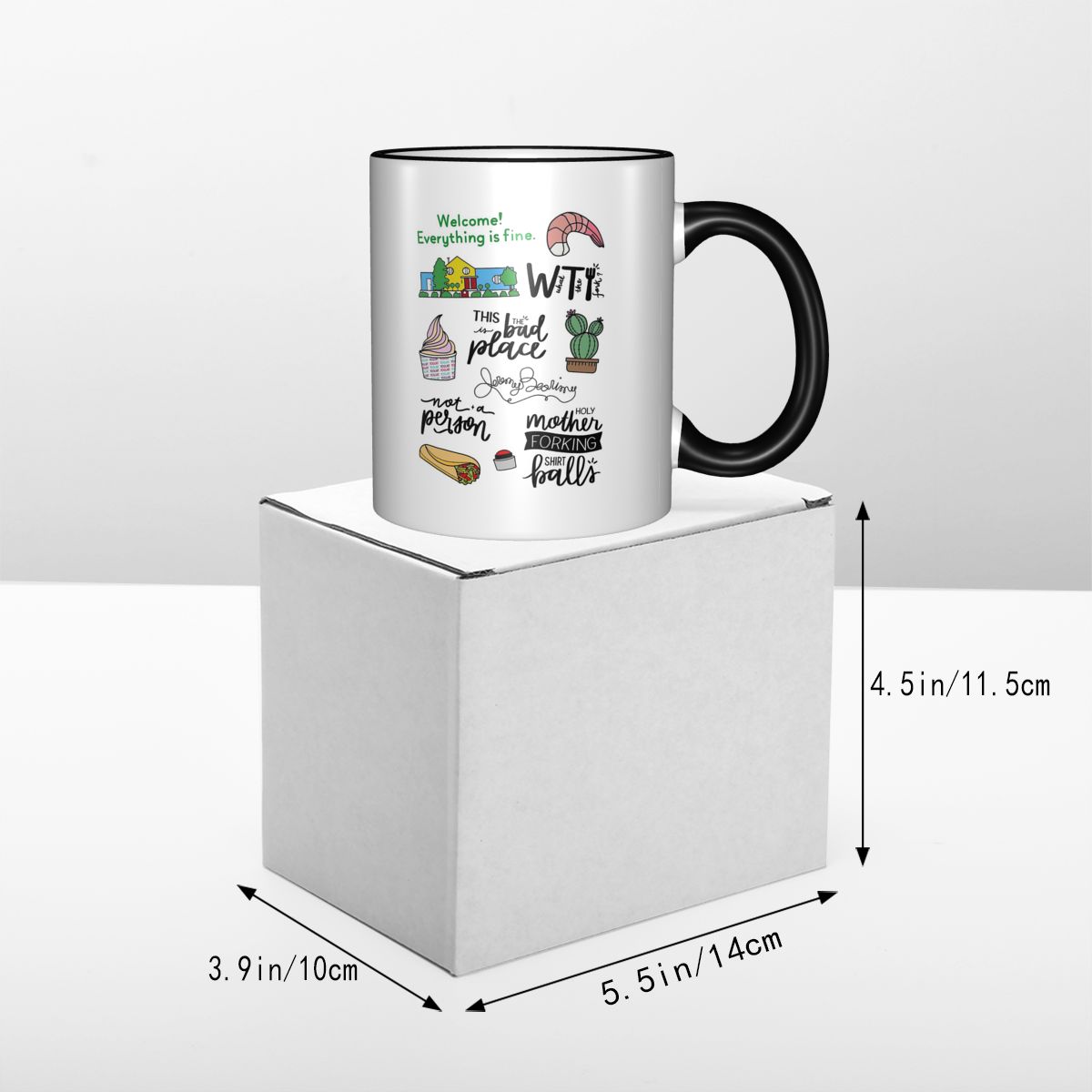 The Good Place TV Show Art Mug - Coffee Tea Place recension och pris