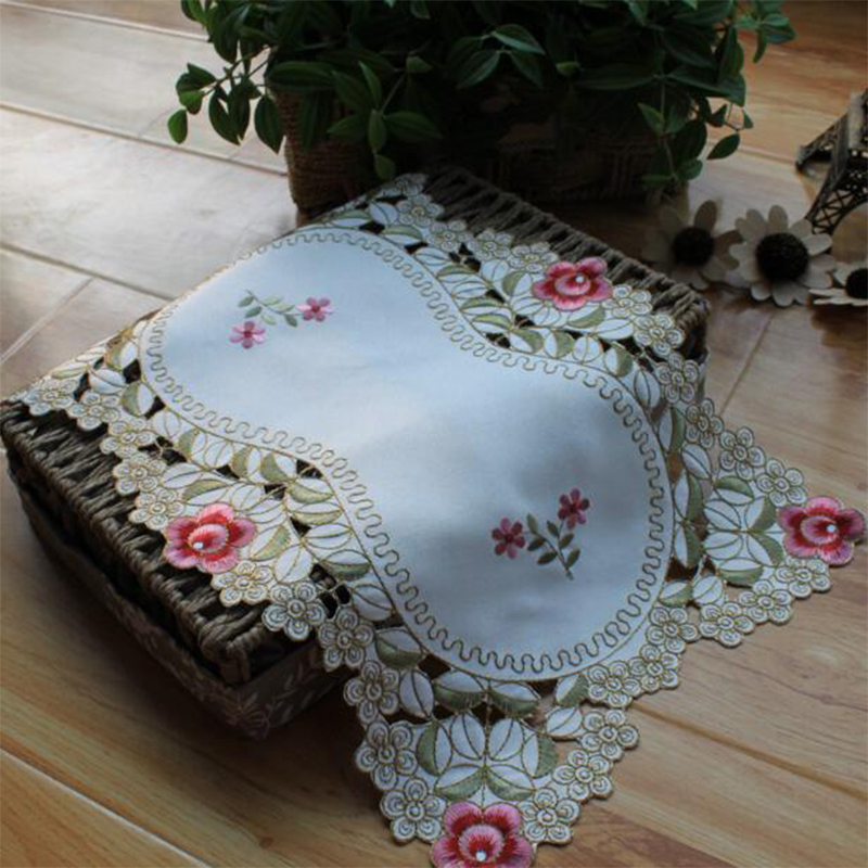 Modern Lace Embroidery Table P - Coffee Tea Place recension och pris