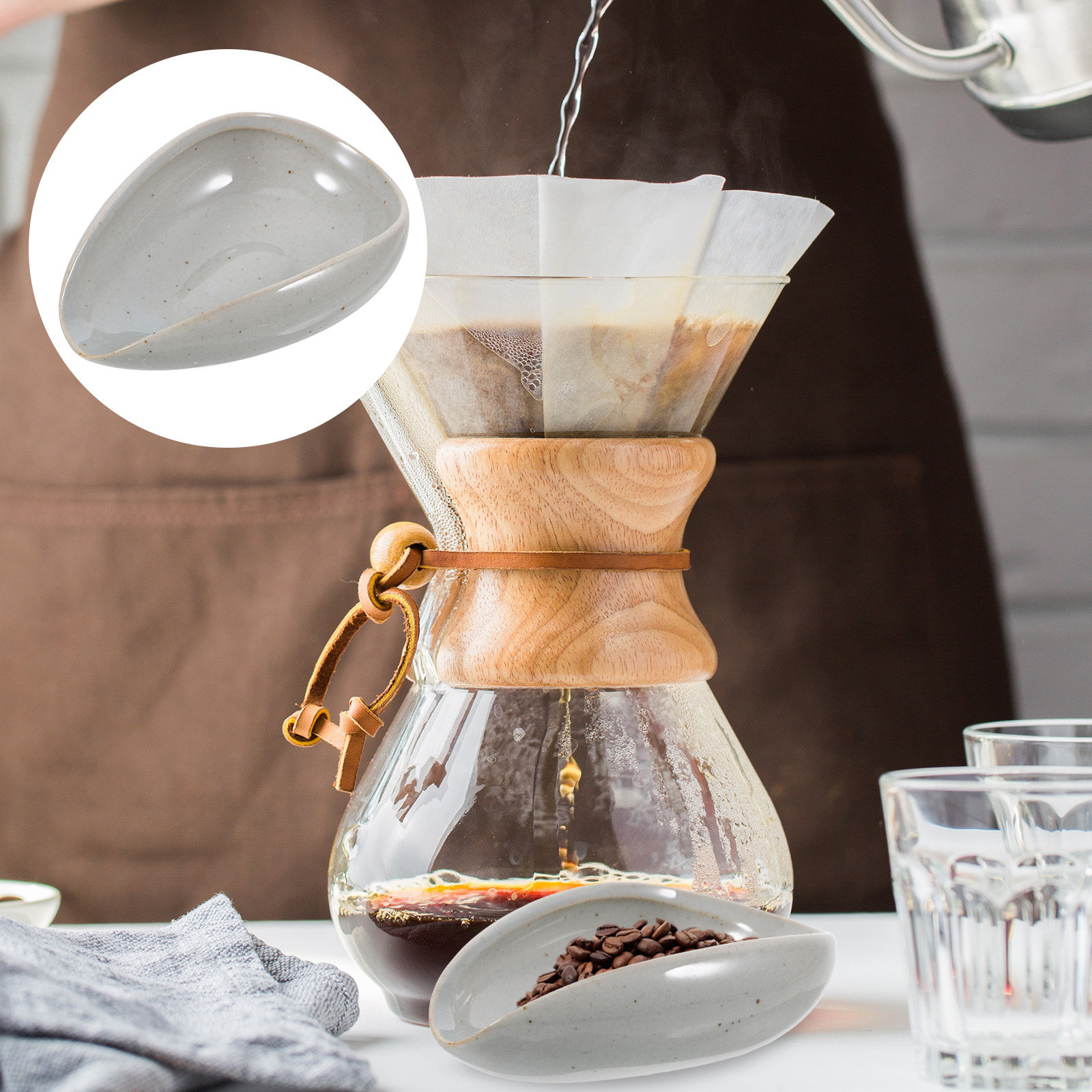 Ceramic Coffee Bean Tray Dosin - Coffee Tea And Bean recension och pris