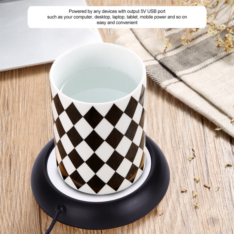 Heat Beverage USB Wood Grain C - Coffee Tea Warmer recension och pris