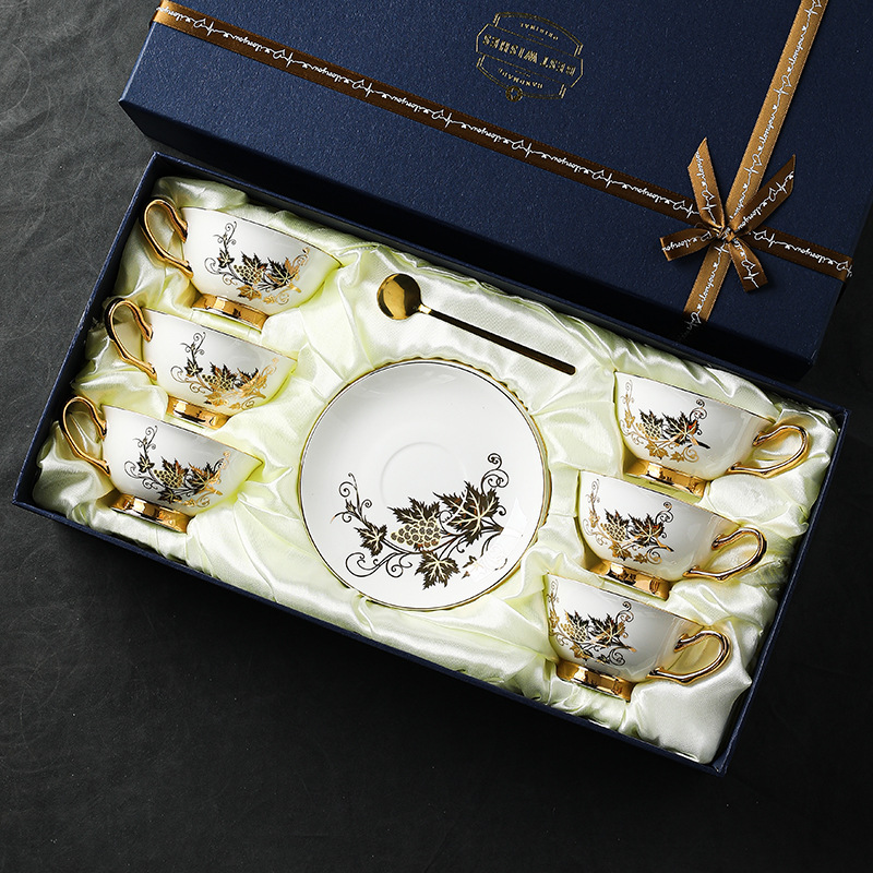 Coffee Cup Small Exquisite Set - Coffee Tea English recension och pris