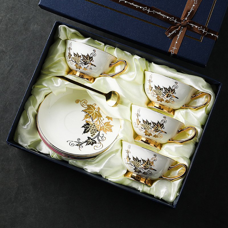 Coffee Cup Small Exquisite Set - Coffee Tea English recension och pris