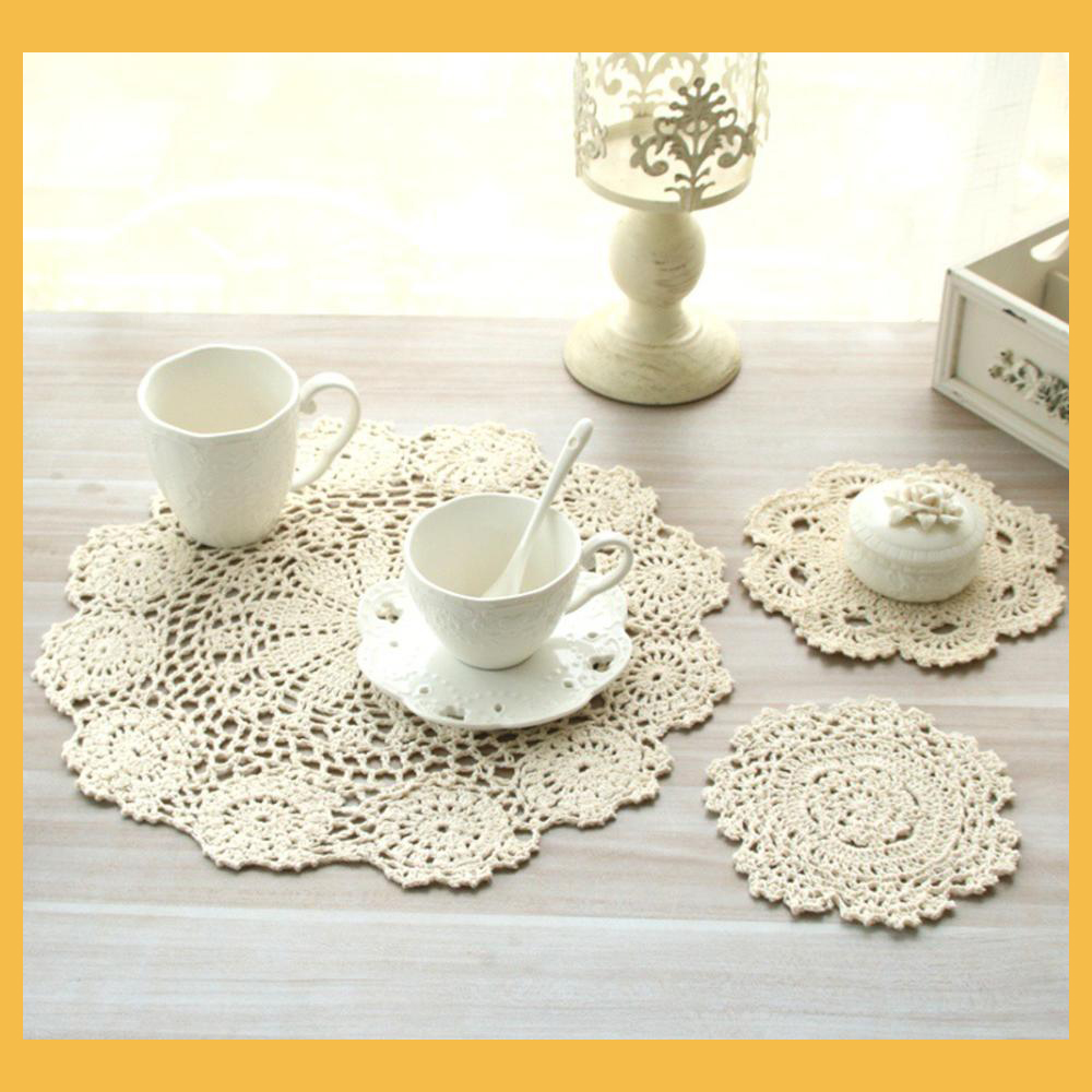 New Cotton Placemat Cup Coaste - Coffee Tea Place recension och pris