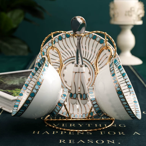 Elegant Bone China Tea Cup & S - Coffee Tea English recension och pris