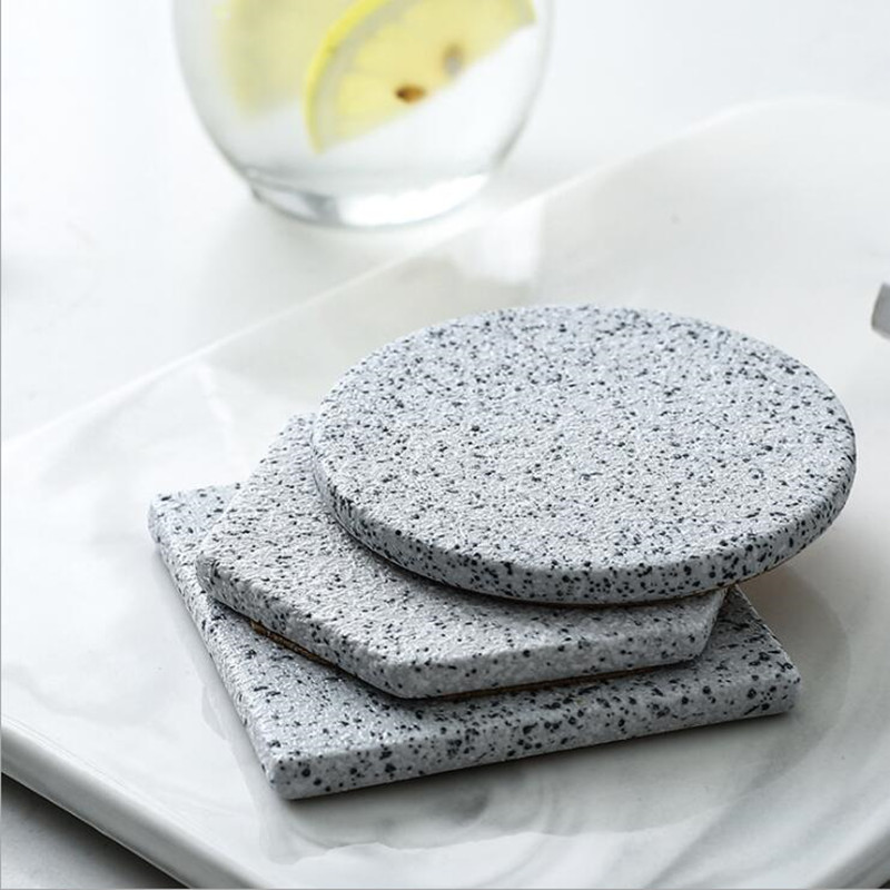 Marble Grain Coasters Ceramics - Coffee Tea Place recension och pris