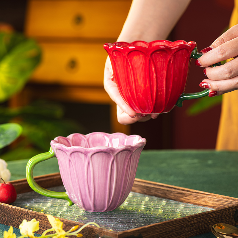 Creative Ceramic Coffee Cup De - Coffee Tea English recension och pris