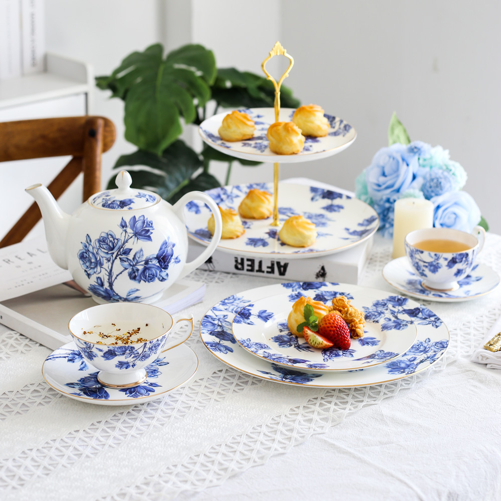 Bone China Coffee Cup Set, Eng - Coffee Tea English recension och pris