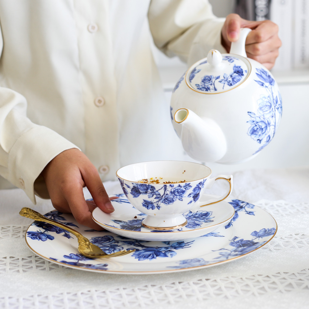 Bone China Coffee Cup Set, Eng - Coffee Tea English recension och pris