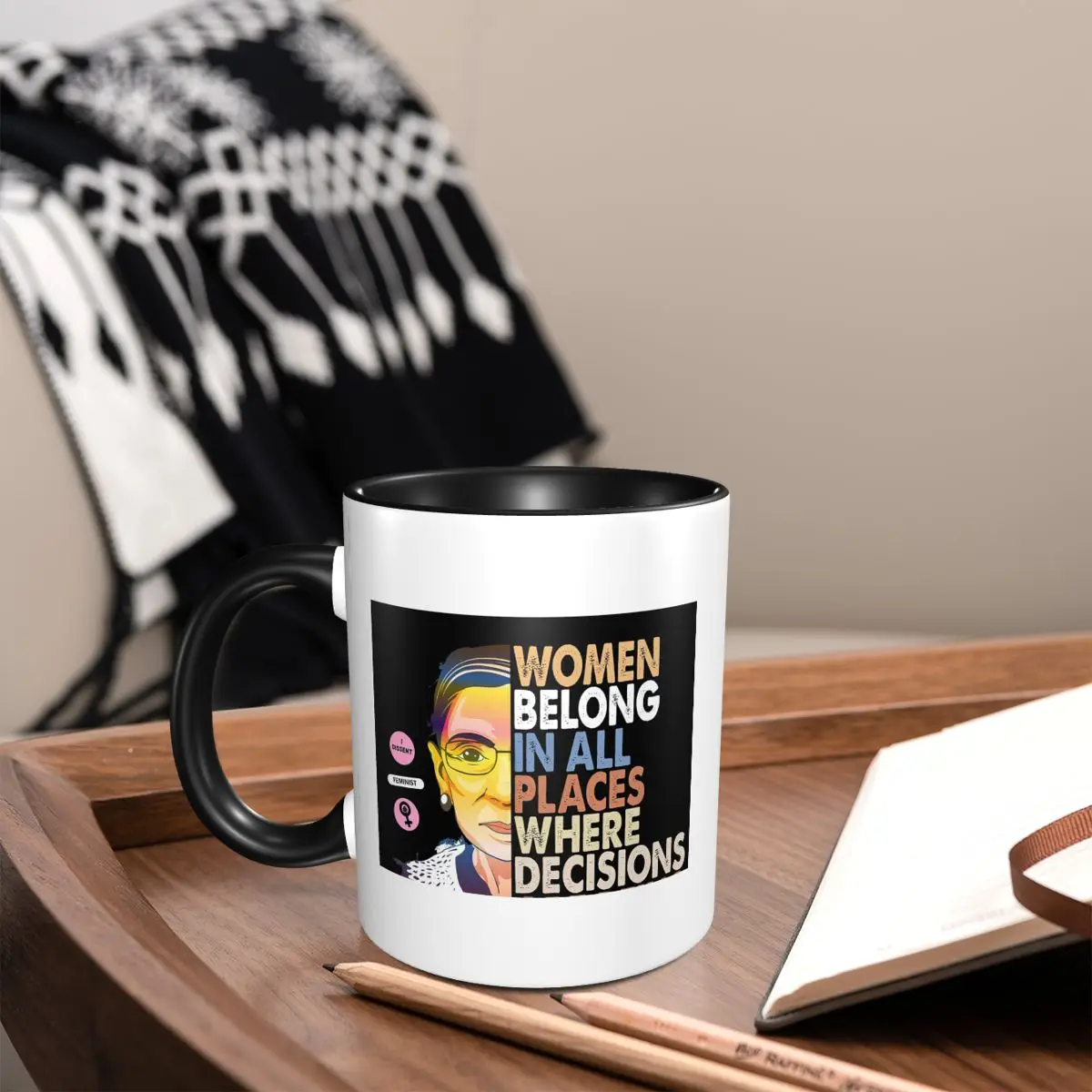 RBG Ruth Bader Ginsburg Women  - Coffee Tea Place recension och pris