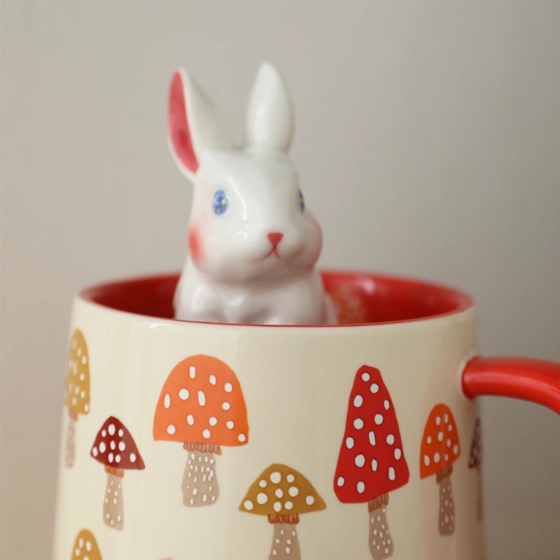 European Style Ceramic Mushroo - Coffee Tea English recension och pris