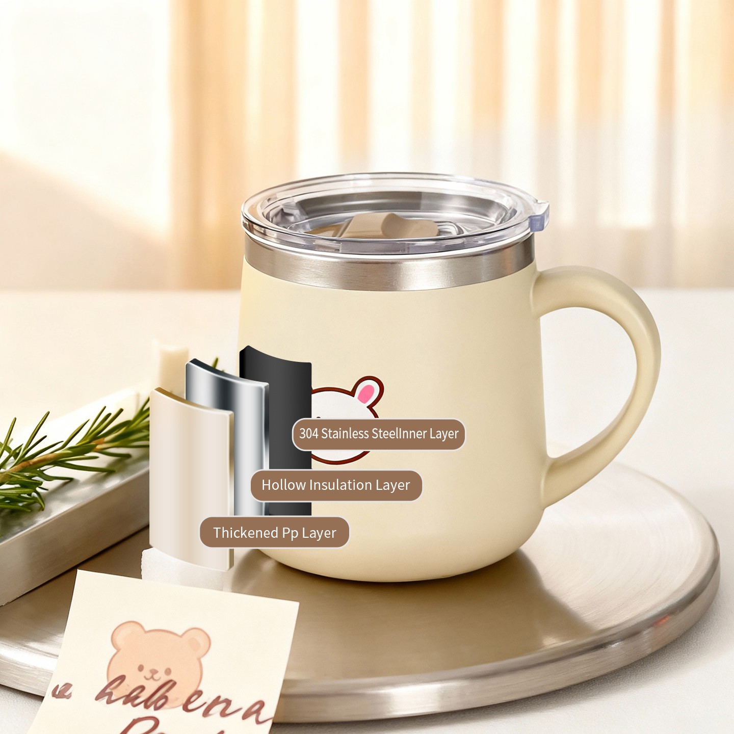 430ML Cartoon 316 Stainless St - Coffee Tea Warmer recension och pris