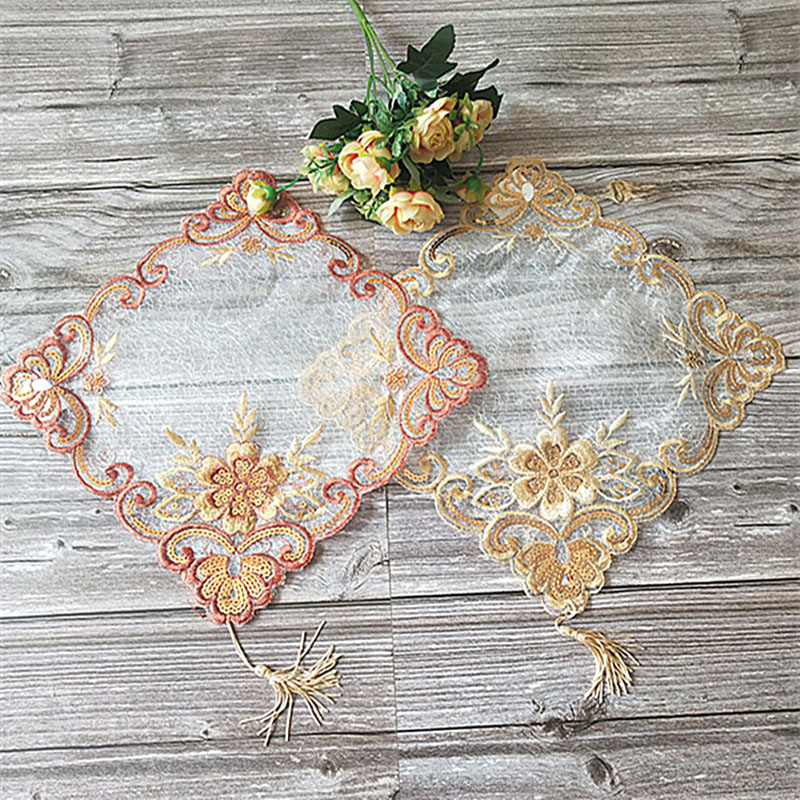 Hot Lace Embroidery Table Plac - Coffee Tea Place recension och pris