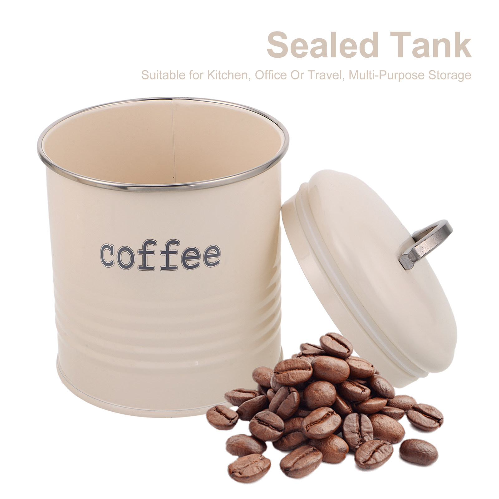 3Pcs Sealed Coffee Bean Contai - Coffee Tea And Bean recension och pris