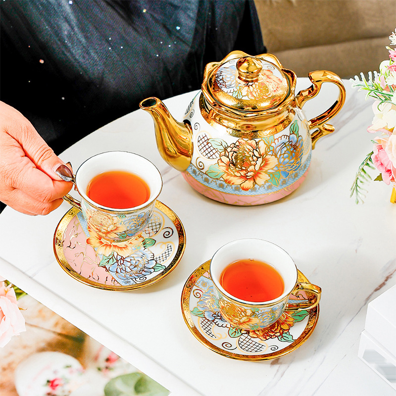 14 Piece Set Household Europea - Coffee Tea English recension och pris
