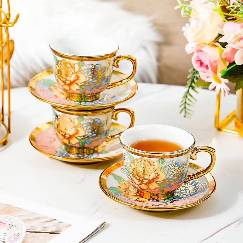 14 Piece Set Household Europea - Coffee Tea English recension och pris