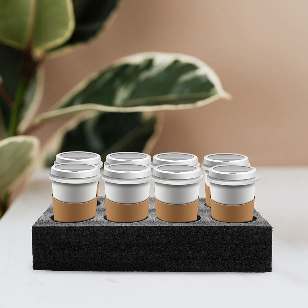 4Pcs Multi-Hole Cup Tray 8-Cup - Coffee Tea With Milk recension och pris